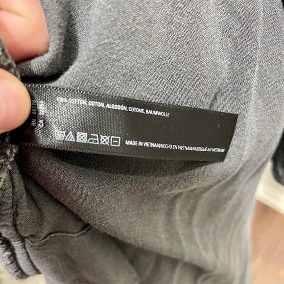 Anthropologie Saturday Sunday Washed Black Open Knit Draped Cardigan Size Small - Picture 11 of 14